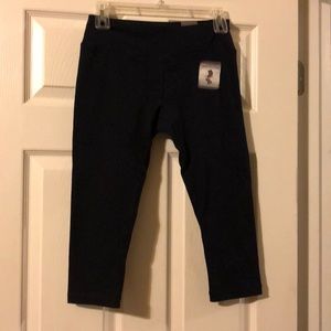 NWT Black Capri Leggings.